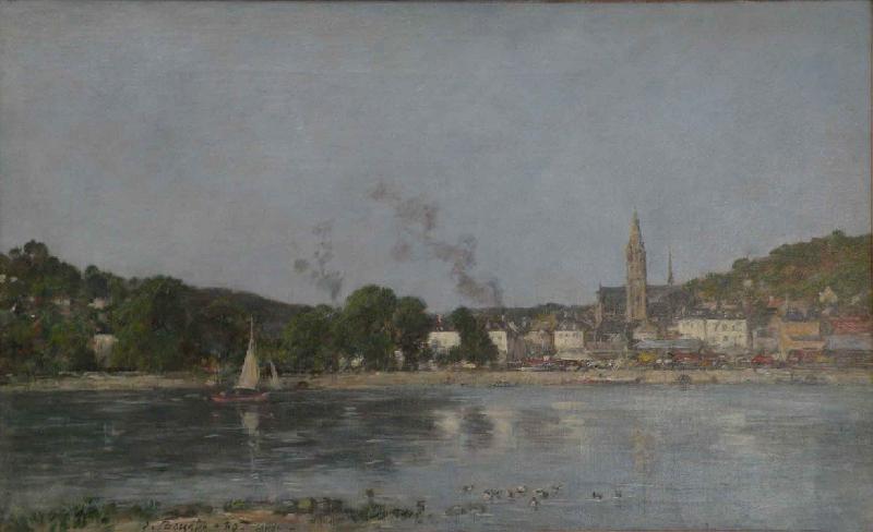 Eugene Boudin La Seine